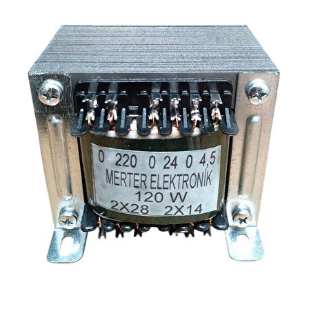 König K-166 2x28 0-24 V / 120 Watt Besleme Trafosu (2x14-04.5v)