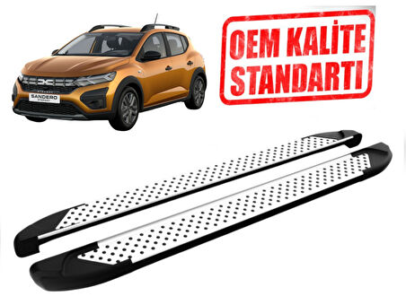 SANDERO SPHR  ARACA ÖZEL YAN BASAMAK 2021 2022 2023 2024 2025 2026 2027