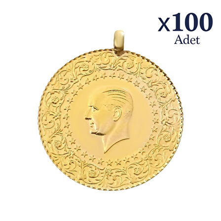 Gekas Kuyumculuk Eski Kulplu Ziynet Çeyrek Altın 100 Adet