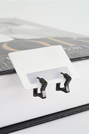 Kadın 316 L Paslanmaz Çelik 1,5 cm Yıldız Model Küpe