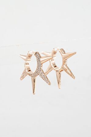 Kadın Vip Seri  Xuping Rose Gold  Küpe Seti