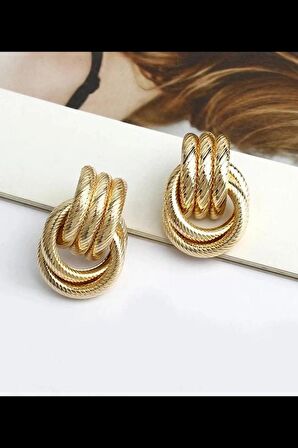 Kadın Vip Seri Özel Tasarım Marka Küpe Seti