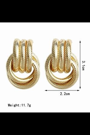Kadın Vip Seri Özel Tasarım Marka Küpe Seti
