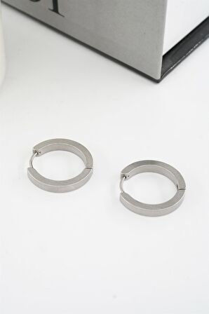 Kadın 316 L Paslanmaz Çelik 2 cm Halka Küpe