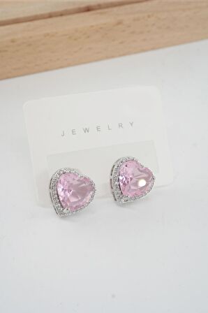 Kadın Vip Seri Özel Tasarım Baget Zirkon Taşlı Küpe Seti