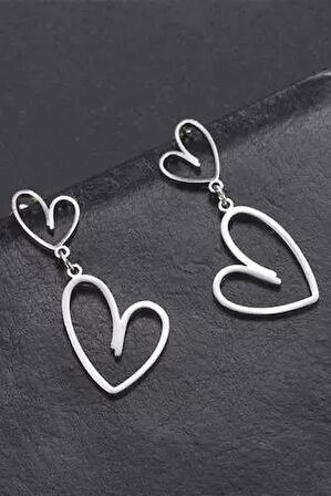 Kadın Özel Tasarım Kalp Figürlü Küpe 001