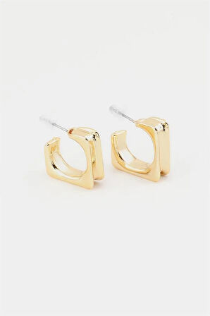 Kadın Özel Tasarım Kare Model 2.5 cm Küpe 0001