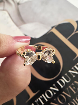 Kadın Vip Seri Baget Zirkon Taşlı Numarasız Ayarlanabilir Yüzük