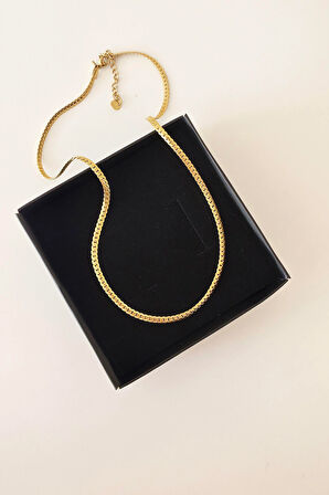 316 L Çelik Antialerjenik Kararmaz Kolye  45+7 cm