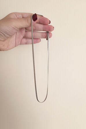 316 L Çelik Antialerjenik Kararmaz Kolye  45+7 cm