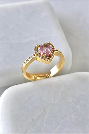 Kadın Özel Tasarım Baget Zirkon Taşlı Ayarlanabilir Numarasız Yüzük Zyna2