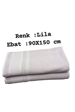 2 Adet Büyük Boy Banyo Havlusu 90x150 cm