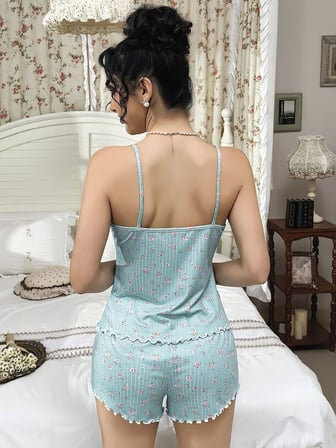 Özel Seri Kadın Şortlu Pijama Takımı Uyku Seti Rahat Kıyafet Hafif Şık