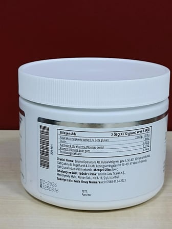 Zinzino ZinoBiotic+ Beta Glukan, İnulin ve Fruktooligosakkarit İçeren Takviye Edici Gıda