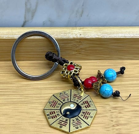 Premium Metal Yin Yang Anahtarlık Sembolik Obje Sıradışı Hediyeler Aksesuar Seçenekleri