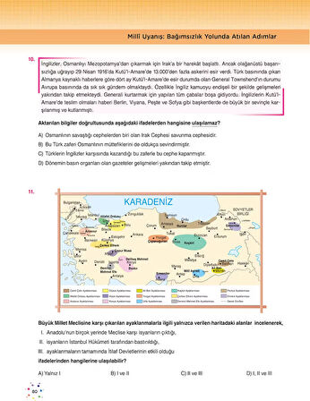 Zafer Yayınları LGS 8. Sınıf İNKILAP TARİHİ ve ATATÜRKÇÜLÜK Soru Bankası - YENİ