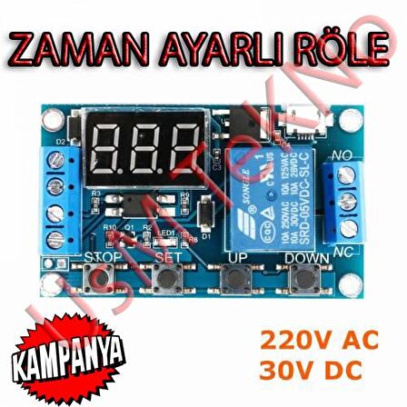 Dijital Zaman Ayarlı Röle Zaman Modülü Zaman Tetiklemeli Röle