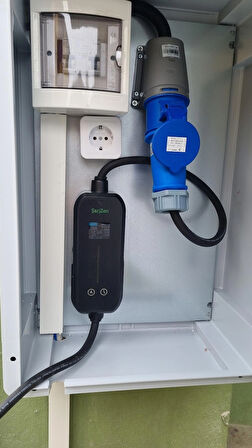 ŞarjZen Power Zen 2 - 7.4 kW Taşınabilir Araç Şarj Cihazı (Wifi+Bluetooth Mobil Uygulama)