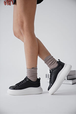 Freya Premium Siyah Kadın Sneaker
