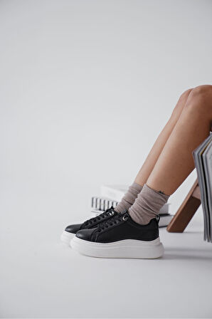 Freya Premium Siyah Kadın Sneaker