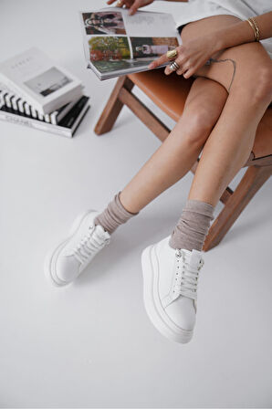 Freya Premium Beyaz Kadın Sneaker