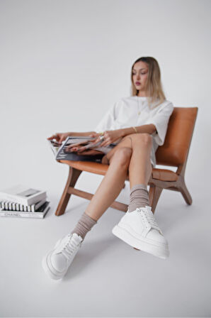Freya Premium Beyaz Kadın Sneaker