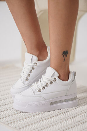 LUNORA Limited Series Beyaz Ortopedik Kadın Sneaker