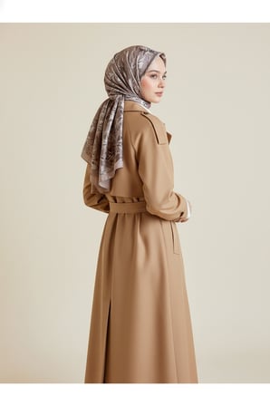 Çiçek Motifli Floral Desenli Özel Tasarım Şal