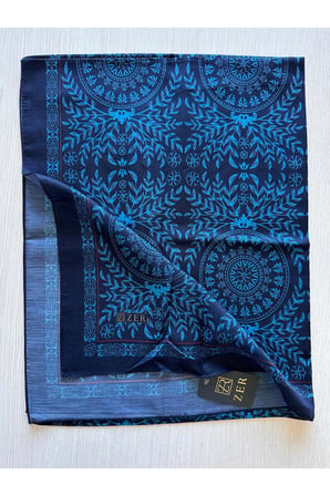 Premium – Geometrik ve Floral Desenli Özel Koleksiyon Şal