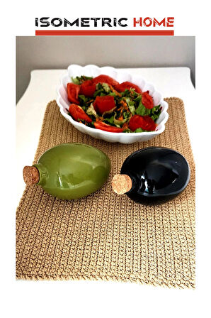 Özel Tasarım De Lorenze 2'li Yağdanlık Yağlık Sirkelik 500 ml