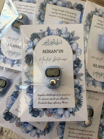 Mevlid hediyesi zikirmatik 10 adet 