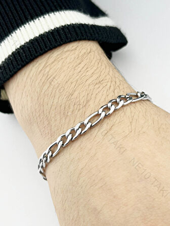 Cal Kle, Paslanmaz Çelik Zincir Bileklik 397, Gümüş Renk