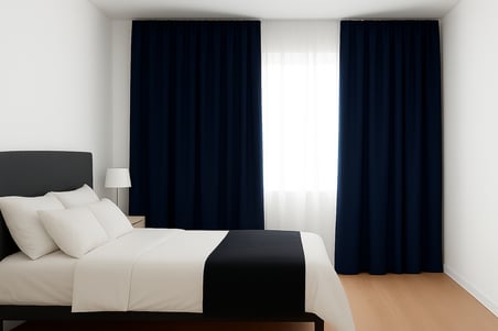 Taç Termal Blackout Işık Geçirmez Karartma Saten Perde – Maksimum Işık Engelleme & Şık Tasarım