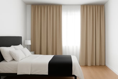 Taç Termal Blackout Işık Geçirmez Karartma Saten Perde – Maksimum Işık Engelleme & Şık Tasarım
