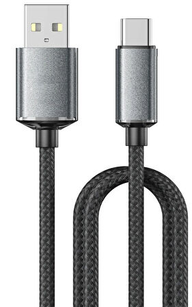 Hiking A21 A22 A23 A26 A27 A28 A36 A56 Şarj Kablosu 2 Metre Type-C 3A NF-EC200c