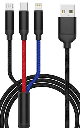 İnifix Hot 10 Hot 10T Şarj Kablosu 3in1 Hasır Sy-3in1