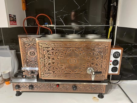Tam Otomatik 2 'li Bakır Elektrikli Pleytli (Demlikli)