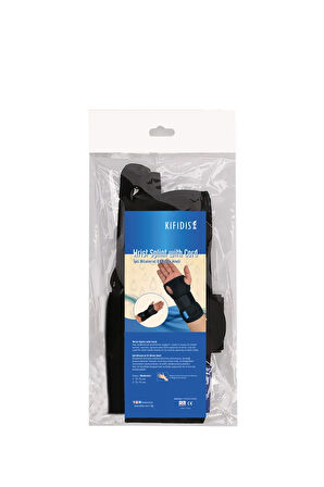 İpli Bilateral El Bilek Ateli Siyah / Black - S