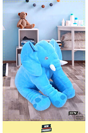 Pelus Oyuncaklar Kiz Erkek Cocuk Oyuncak Ayı Uyku Arkadaşım Sevimli Uyku Fili 75 Cm