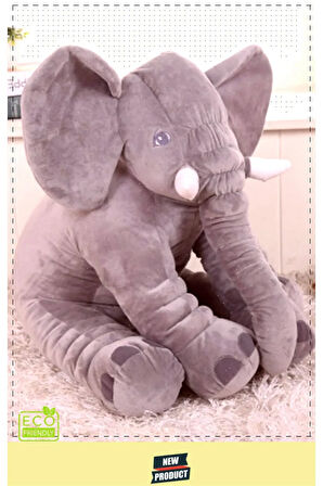 Pelus Oyuncaklar Kiz Erkek Cocuk Oyuncak Ayı Yumuşak Sevimli Fil Uyku Arkadaşım 90 Cm