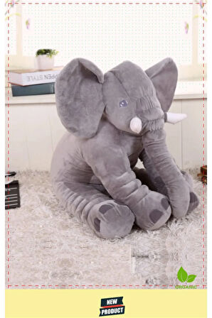 Pelus Oyuncaklar Kiz Erkek Cocuk Oyuncak Ayı Yumuşak Sevimli Fil Uyku Arkadaşım 90 Cm