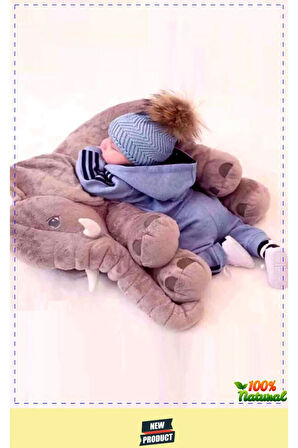 Pelus Oyuncaklar Kiz Erkek Cocuk Oyuncak Ayı Yumuşak Sevimli Fil Uyku Arkadaşım 90 Cm