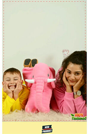 Pelus Oyuncaklar Kiz Erkek Cocuk Oyuncak Ayı Yumuşak Sevimli Fil Uyku Arkadaşım 90 Cm