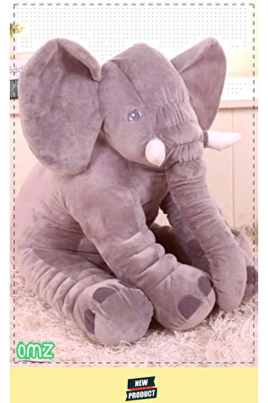 Pelus Oyuncaklar Kiz Erkek Cocuk Oyuncak Ayı Sevgiliye Özel Sevimli Peluş Fil 80 Cm
