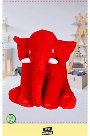 Pelus Oyuncaklar Kiz Erkek Cocuk Oyuncak Ayı Sevgiliye Özel Sevimli Peluş Fil 80 Cm