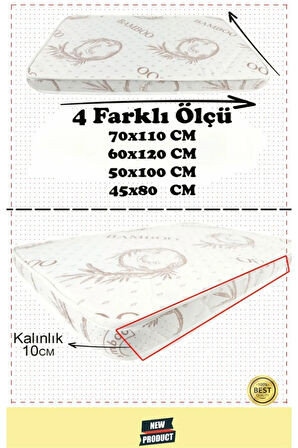 Ortopedik Bebek Yatağı Premium Park Yatak Anne Yanı Bebek Yatak