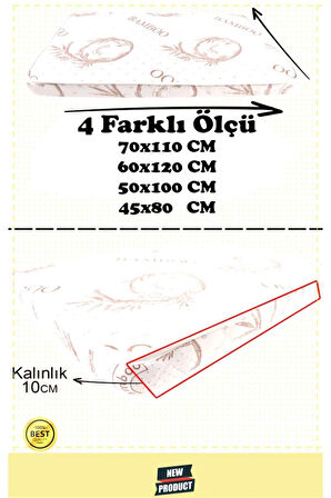 Minik Rüyalar Bambu Bebek Yatağı Ortopedik Park Yatak