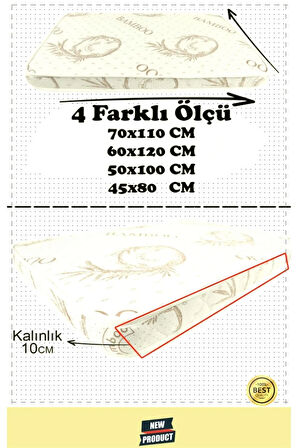 Montessori Bambu Bebek Çocuk Park Yatak Ortopedik