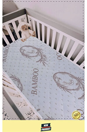 Lüks Ortopedik Bamboo Bebek Yatağı Anne Yanı Bebek Yatak