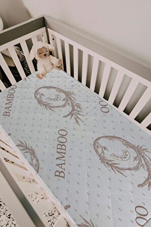 Anne Yanı Bebek Yatağı Lüks Ortopedik Bamboo Bebek Yatağı Anne Yanı Bebek Yat 1ADET Bebek Park Yatak